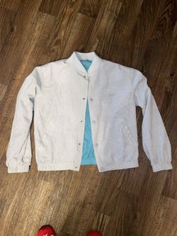Turquoise Reversible Bomber 