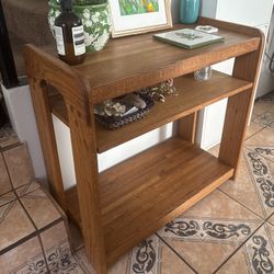 Wood Entry Table