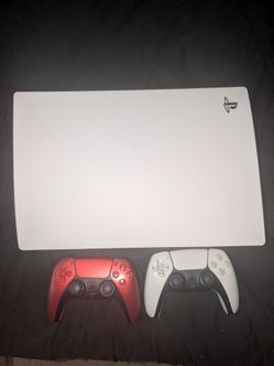 PlayStation 5 with 2 controllers and cords!