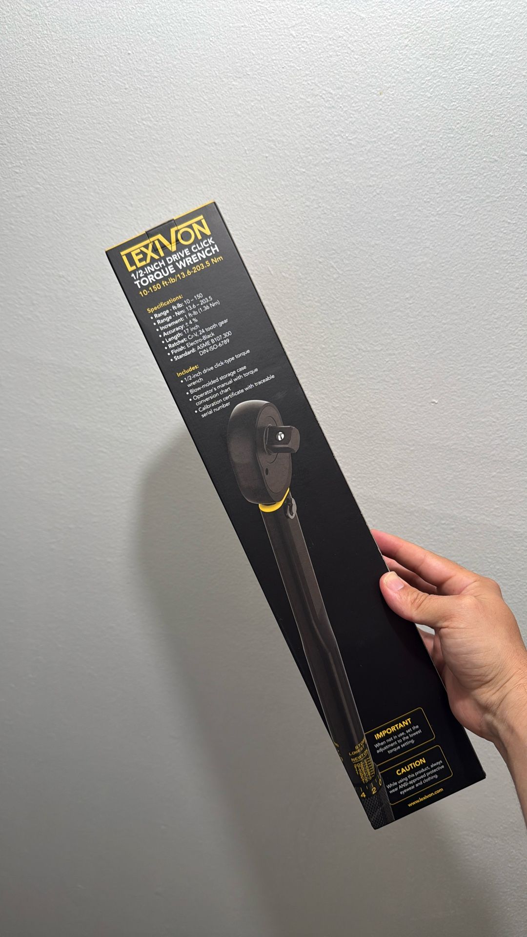 1/2 Inch Drive Torque Wrench