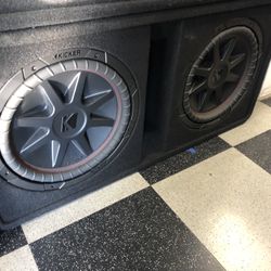 Kicker Dual 12 Inch Subwoofer In Box 