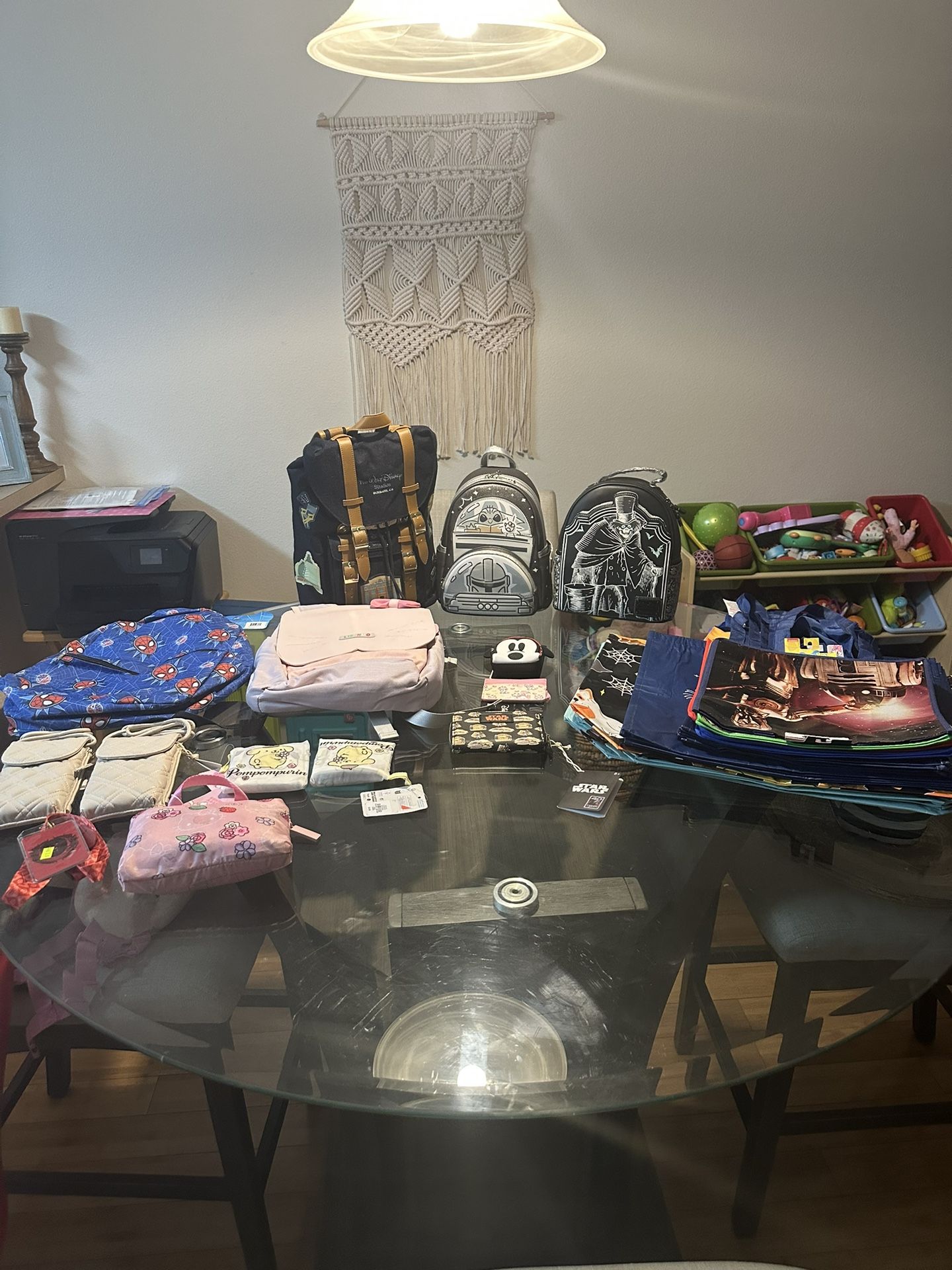 Disney Loungefly Brand New, Disney Totes, Hello Kitty Totes, Backpacks All Brand New