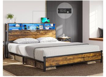Full Bed Frame - no LED LIGHTS