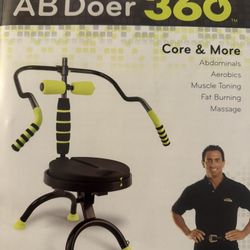 AB DOER 360 Abdominal Fitness Exercise Workout Machine New Display Model