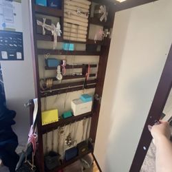 Wide Freestanding JEWELRY ARMOIR 