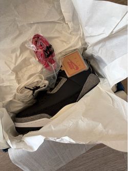 Air jordan 3 levis black size 9.5