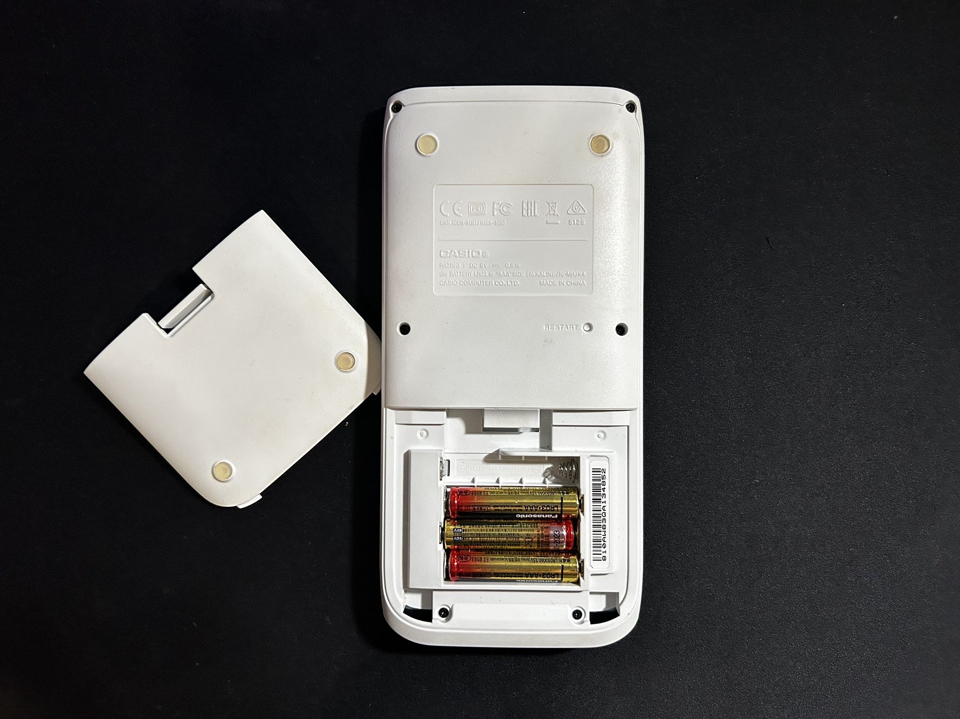 Casio Calculator Battery Replacement Casio Fx Cg50 Batterie Casio