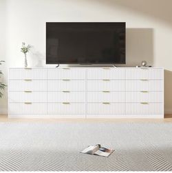 16 drawer fluted dresser (BRAND NEW IN THE BOX)