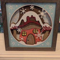 Mushroom Shadow Box 