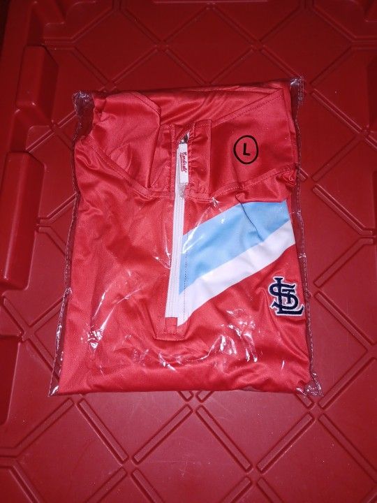 G / LARGE ST.LOUIS CARDINAL PULLOVER JACKET
