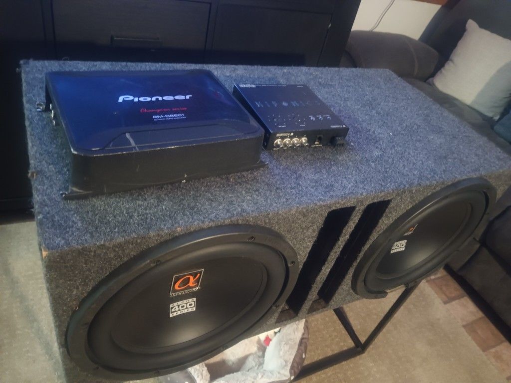 Subwoofers,Amp,Epicenter