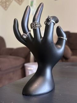 Black Hand Shaped Jewelry Holder