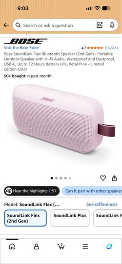 Bose sound link flex