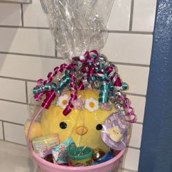 New Squishmallows Easter Basket With Plush & Candy