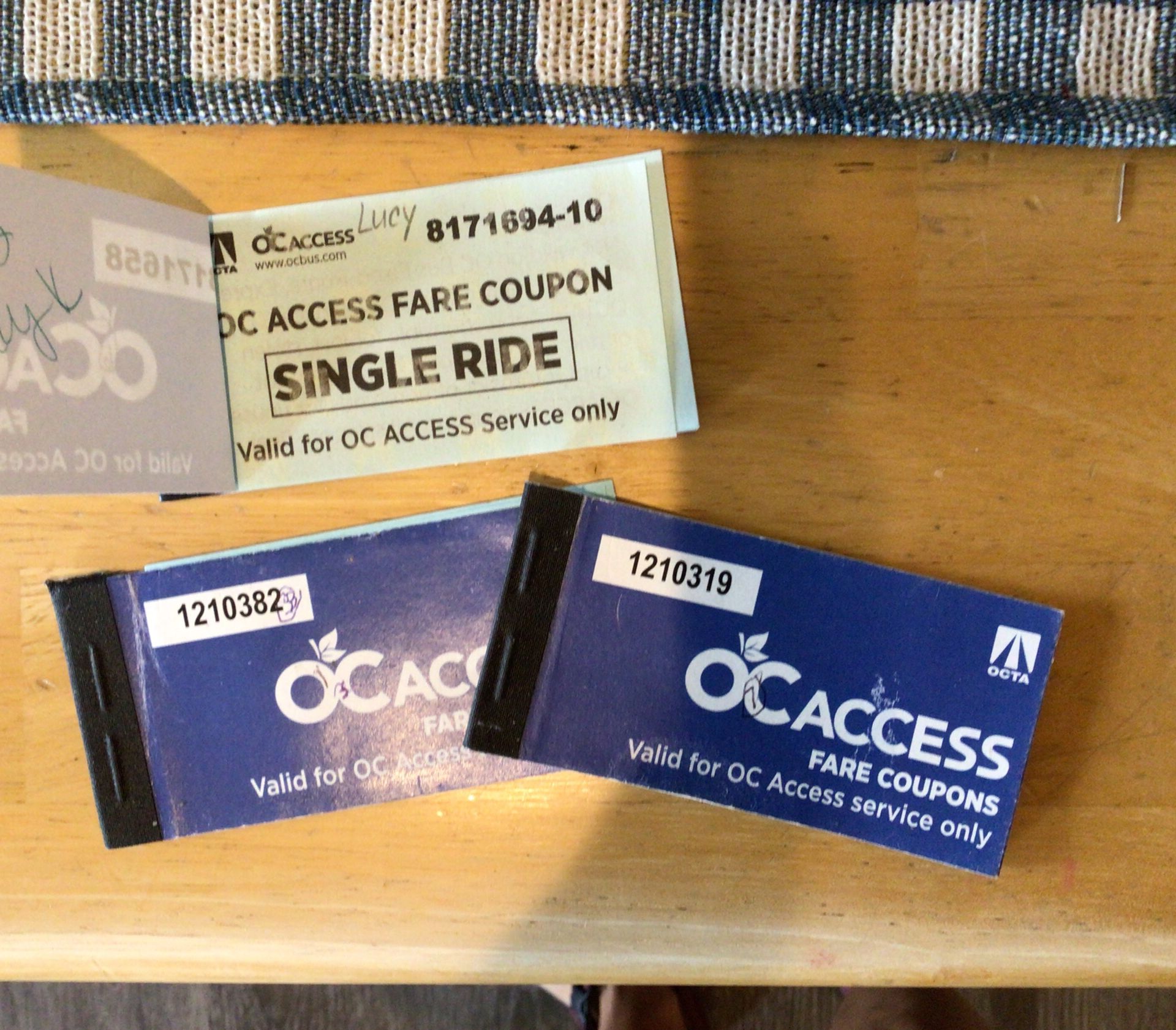 OCTA Transportation passes