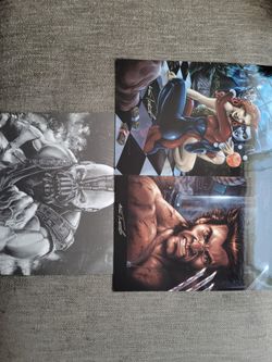 Collectors Drawings Signed By Artist