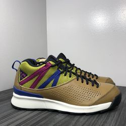 NIKE ACG OKWAHN II Golden Beige Royal Blue Trail Shoes