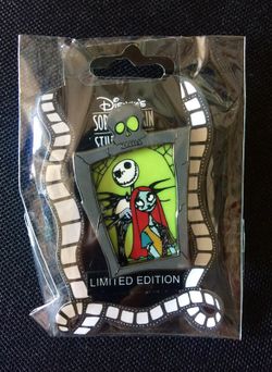 Disney pin NBC Jack n Sally LE Disney Soda Fountain
