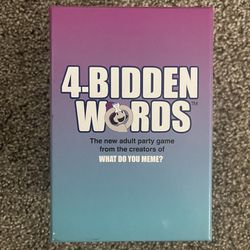 4-Bidden Words - Card game
