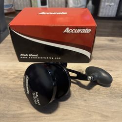 Two Speed Narrow 600! Accurate Valiant Salt Water Fishing Reel  