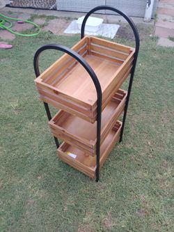 Rustic wooden stand