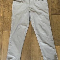 Lululemon ABC Classic Fit 5-Pocket Pants *Shorter* (31 waist X 28” tall) Warpstreme Grey