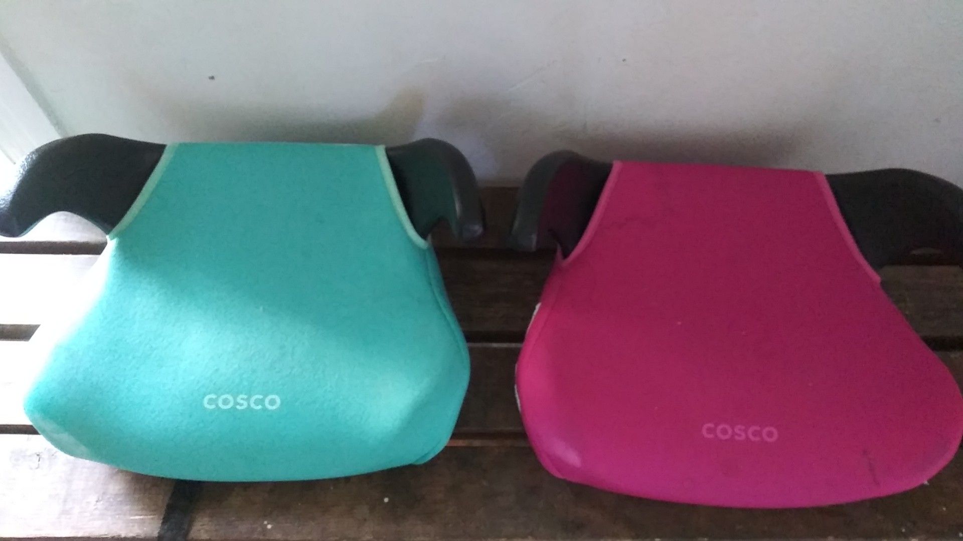 Blue\pink Cosco booster / car seats