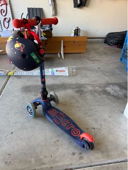 Micro mini scooter kickboard with Helmet