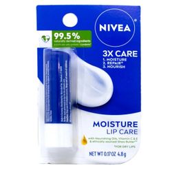 Nivea Lip Care, Moisture Lip Balm 0.17 oz