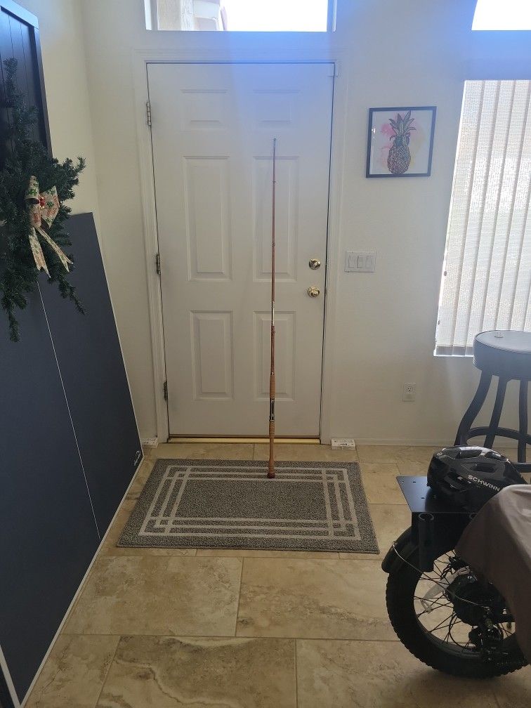 Montague Bamboo Boat Rod In New Condition 