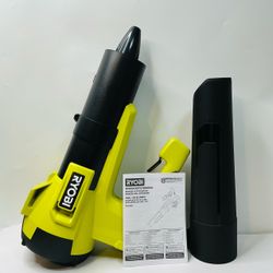 Ryobi One+(PCLLB01) 18V 100 MPH 350 CFM Variable-Speed Jet Fan Leaf Blower