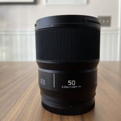 Lumix S 50mm F1/8 L Mount Lens