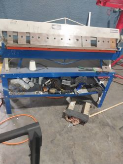 Metal Break Machine Or Metal Folding Machine In Working Condition