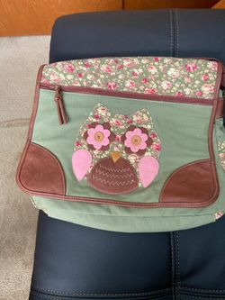 Bag with owl design ( messenger bag )