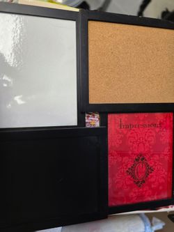 Board with picture frame