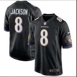 Lamar Jackson Ravens #8 Jersey XL  Stitched 