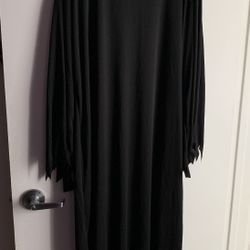 Adult Black Robe Halloween Costume 
