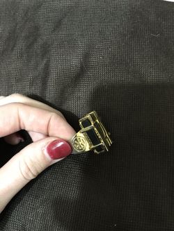 Tory Burch Ring- Large stone- gold plated