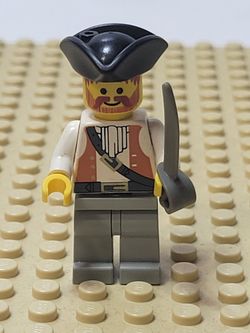 Lego Pirate Brown Vest Ascot Set 6286