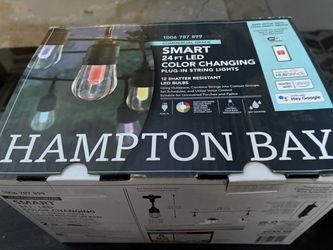 Hampton Bay Smart 24ft LED Color Changing String Lights