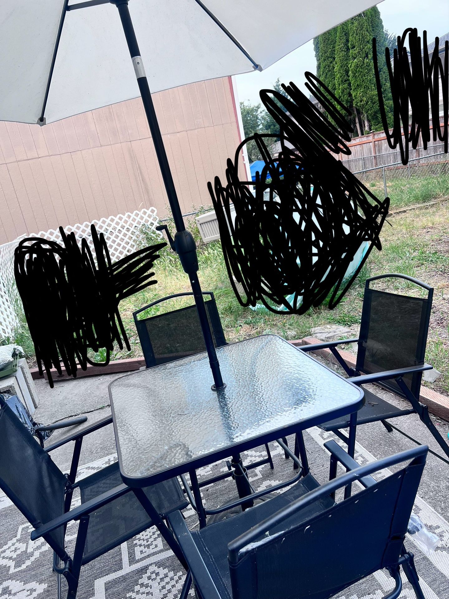 Outdoor patio furniture