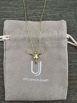 Uncommon James gold fighter necklace