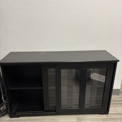 Black Modern Storage Cabinet 