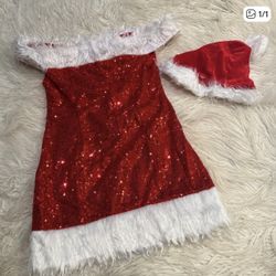 Women’s Sequin Santa Dress 