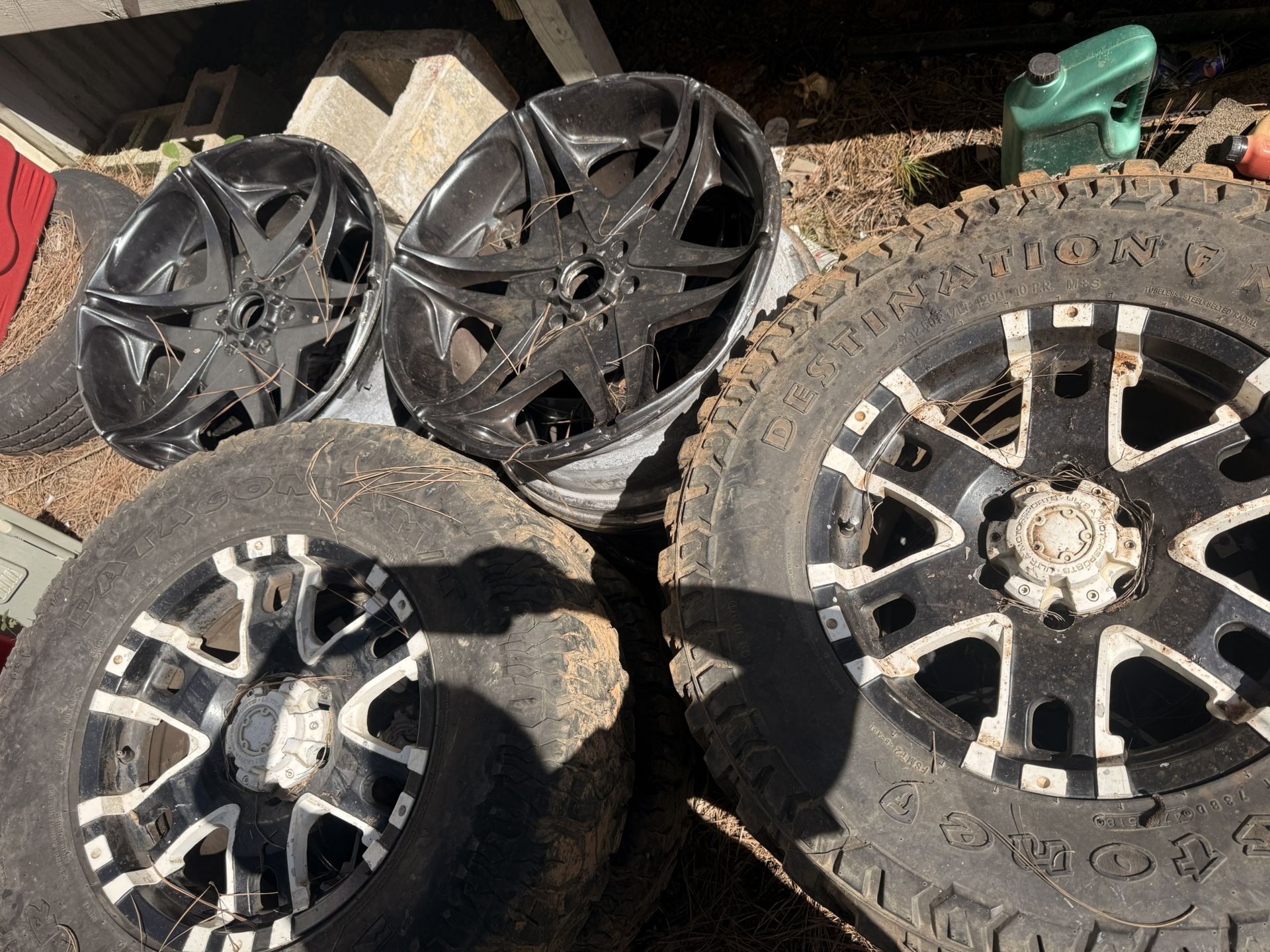 6 lug rims one chevy one ford