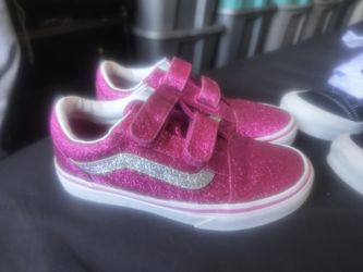 Kids vans knu school and glitter