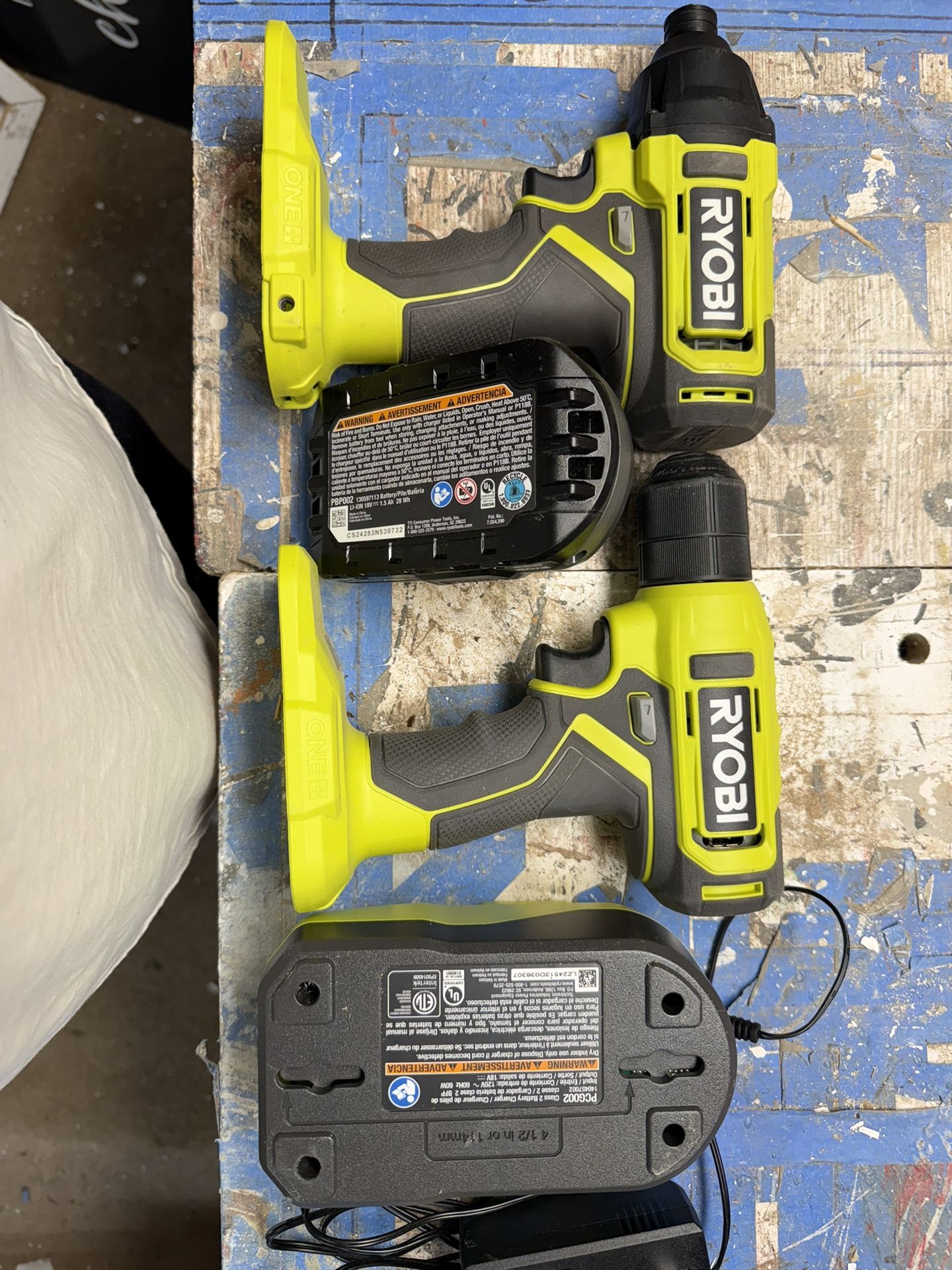 Ryobi Impact And Drill Set