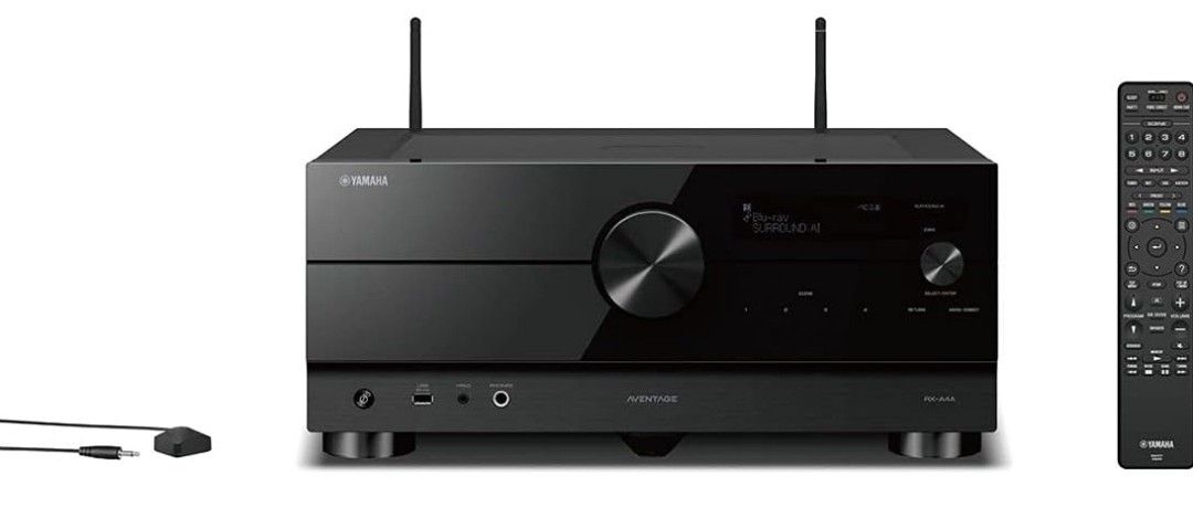 Yamaha - AVENTAGE RX-A4A 110W 7.2-Channel AV Receiver with 8K HDMI and MusicCast - Black. New, open box to take pictures. Comes with everything.