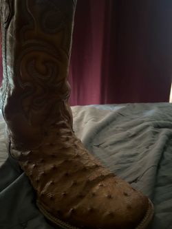 ostrich boots