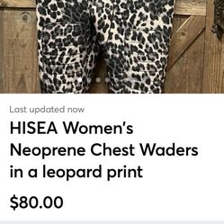 Hisea Women Neoprene Leopard Outdoor Outfit
